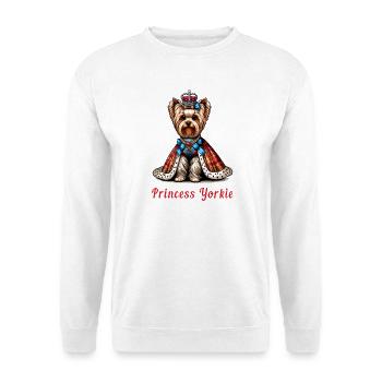 Yorkshire Terrier Princess - Unisex Sweatshirt - white - Front