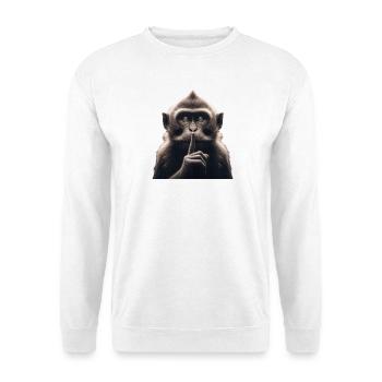 A Silent Monkey - Unisex Sweatshirt - white - Front