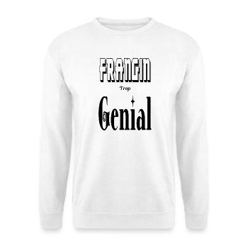 Frangin Trop Génial Frère - Sweat-shirt Unisexe - blanc - Devant