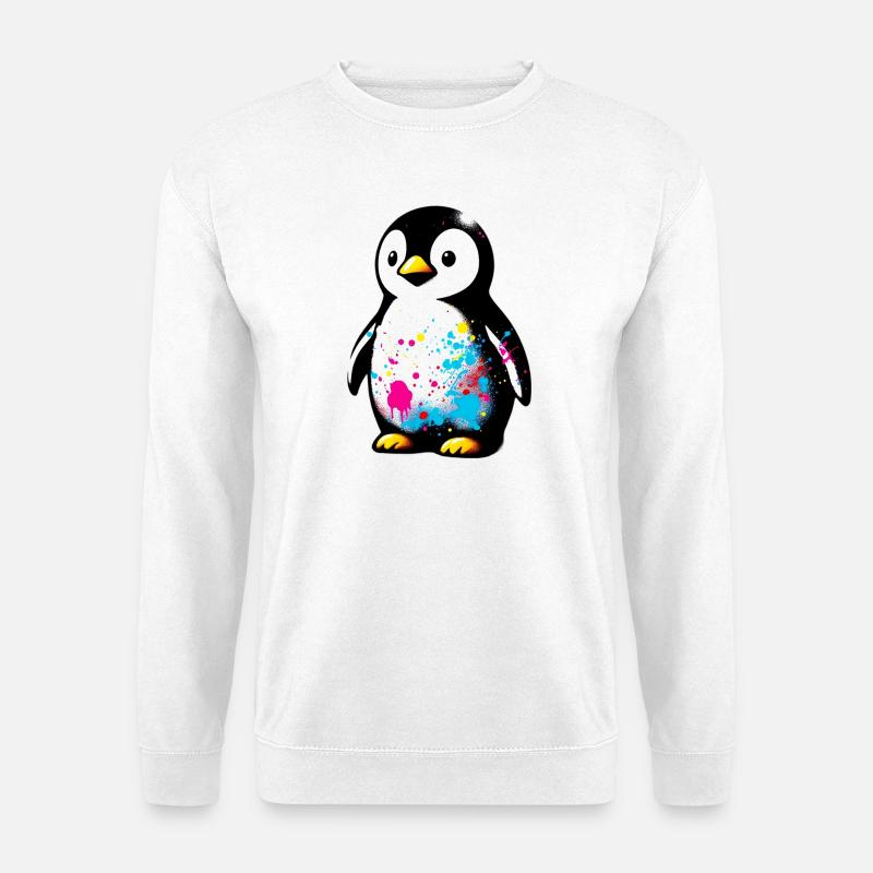Pinguin - Unisex Pullover - Weiß