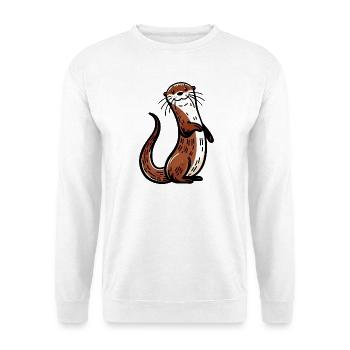 Otter - Unisex Pullover - Weiß - Vorne
