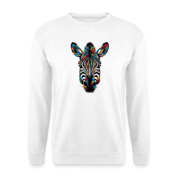 Zebra - Unisex Pullover - Weiß - Vorne