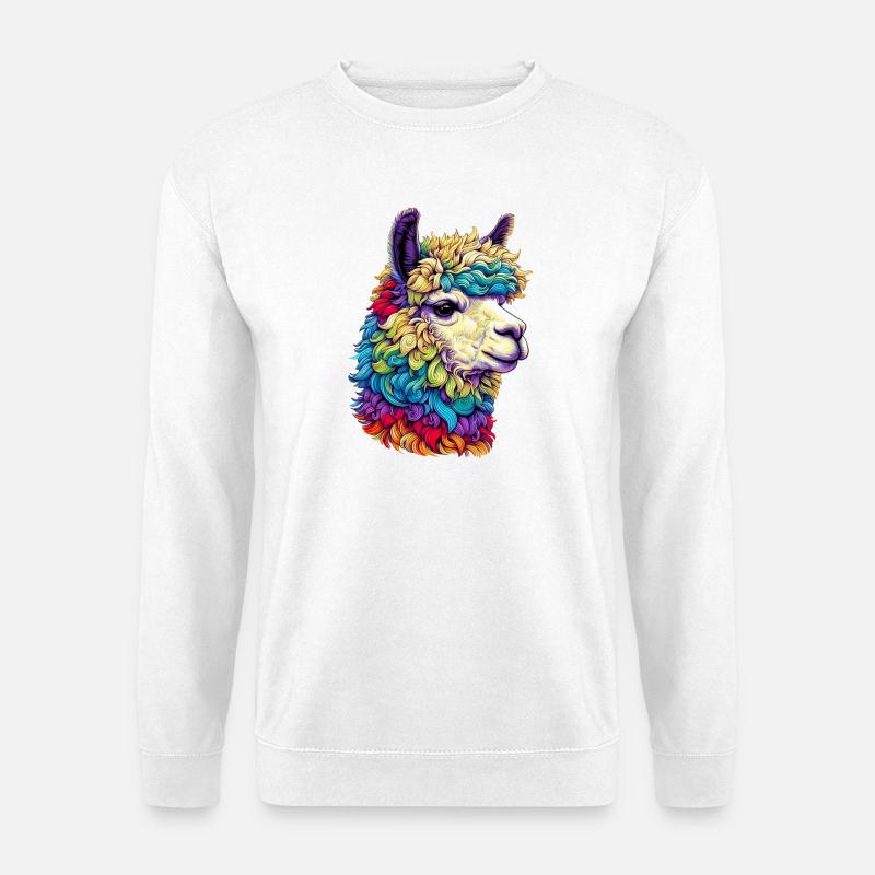 Alpaca - Unisex Sweatshirt - white
