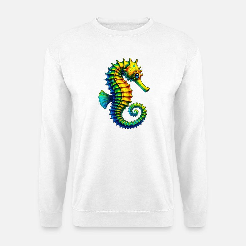 Seepferdchen - Unisex Pullover - Weiß