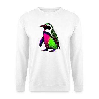 Pingouin - Sweat-shirt Unisexe - blanc - Devant