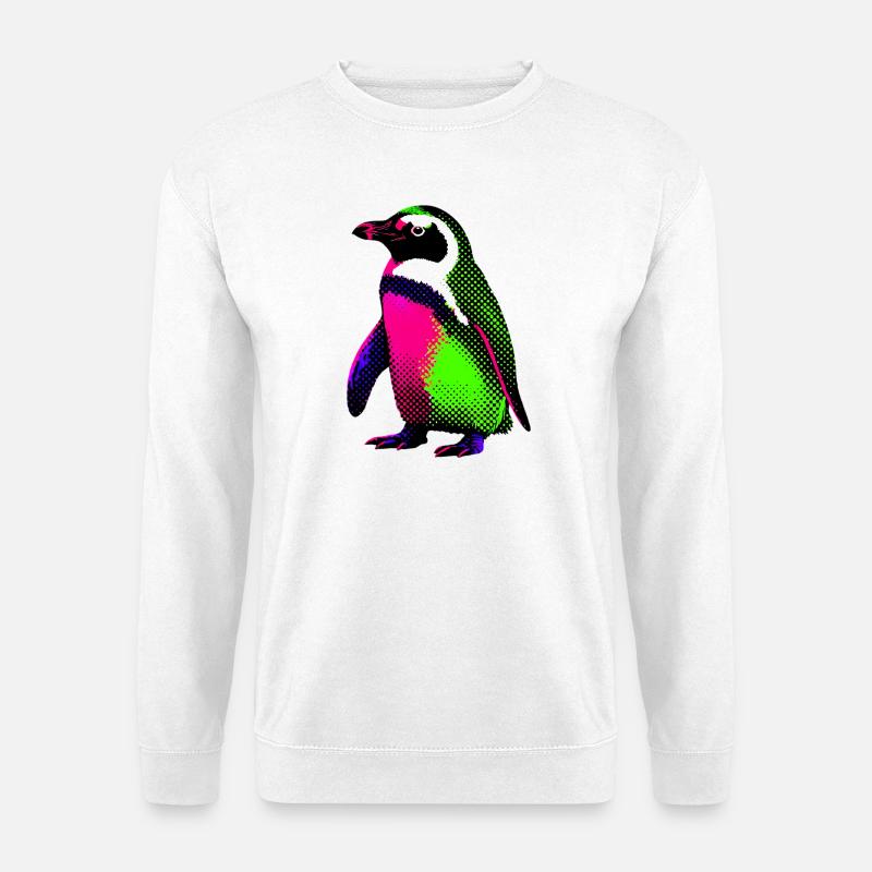 Pinguin - Unisex Pullover - Weiß