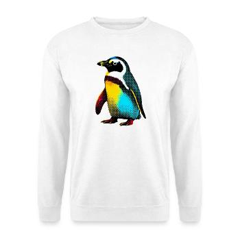 Pingouin - Sweat-shirt Unisexe - blanc - Devant