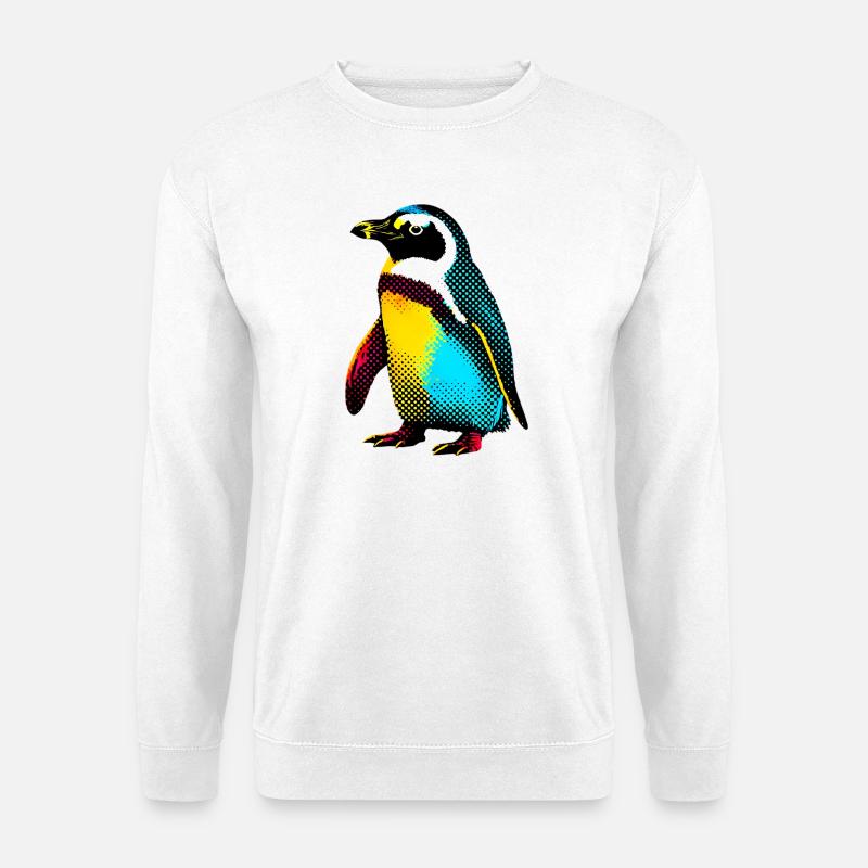 Pinguin - Unisex Pullover - Weiß