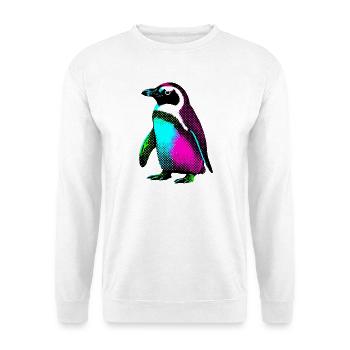 Pingouin - Sweat-shirt Unisexe - blanc - Devant