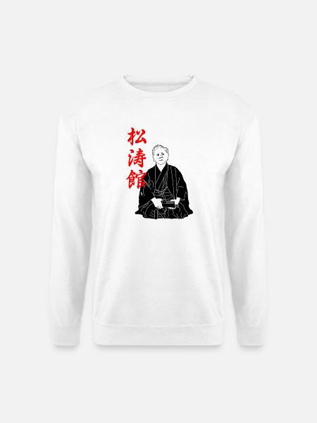 Funakoshi Sensei – Shotokan Founder - Unisex Sweatshirt - white