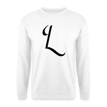 Letter L, name, the letter L - Unisex Sweatshirt - white - Front