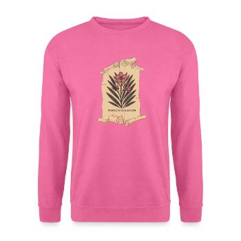 Nerium Oleander – Tödliche Eleganz - Unisex Pullover - Pink - Vorne