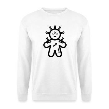 Voodoo-Puppe - Unisex Pullover - Weiß - Vorne