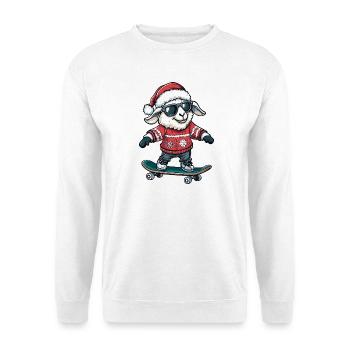Sheep Christmas Funny - Unisex Sweatshirt - white - Front