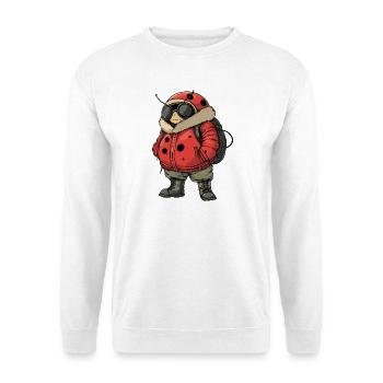Bull Terrier Dog Cool Winter - Unisex Sweatshirt - white - Front