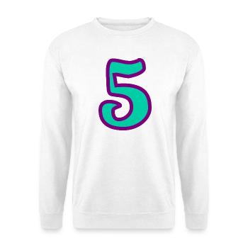 5. ANNIVERSARY. 5 YEARS. 5th ANNIVERSARY - Unisex Sweatshirt - white - Front