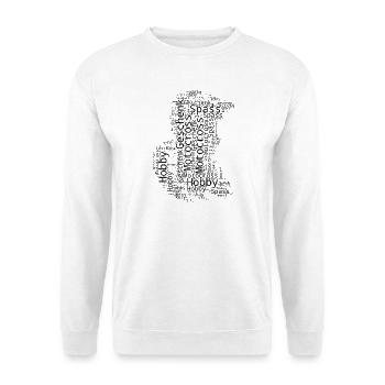 Motocross style for every occasion - Unisex Sweatshirt - white - Front