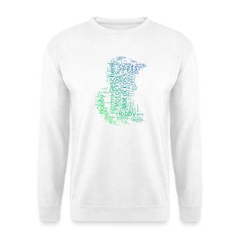 Clear Motocross Message - Unisex Sweatshirt - white - Front