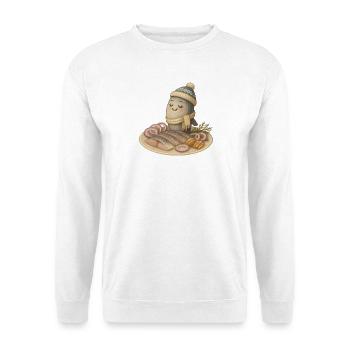 Proud herring - Unisex Sweatshirt - white - Front