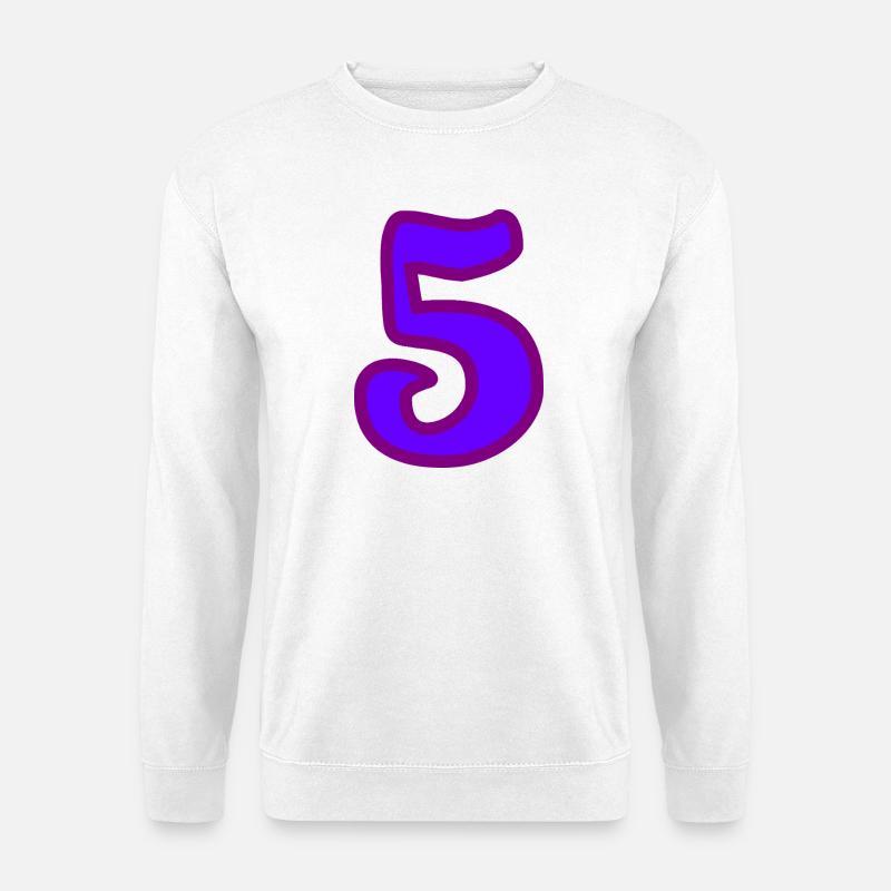 5. ANNIVERSARY. 5 YEARS. 5th ANNIVERSARY. - Unisex Sweatshirt - white