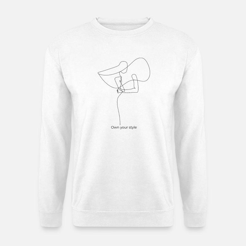Own your style - Unisex Pullover - Weiß