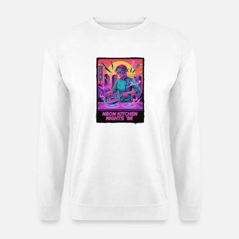 Retro Wave Kitchen - Unisex Sweatshirt - white