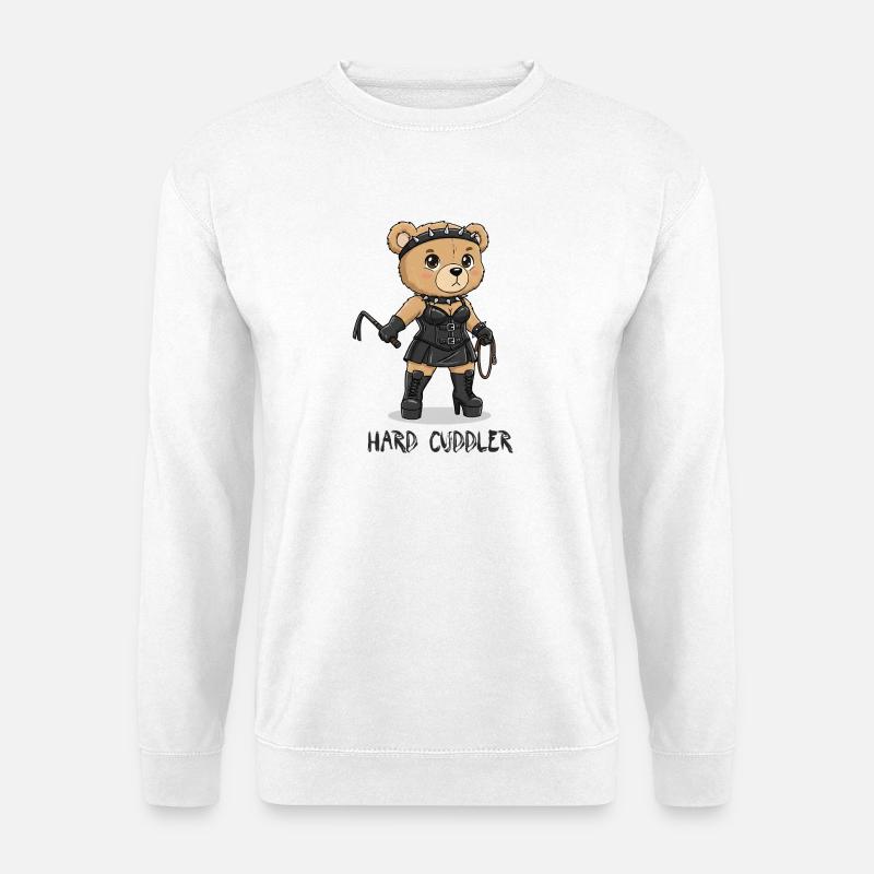 Lederbär Hard Cuddler Outfit - Unisex Pullover - Weiß