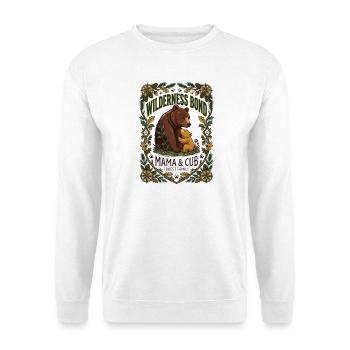 Maman Ours et Petit - Sweat-shirt Unisexe - blanc - Devant