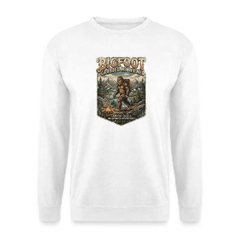 Camping drôle Sasquatch Bigfoot a eu mon pénis - Sweat-shirt Unisexe - blanc - Devant