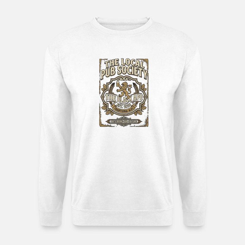 Ami du pub local - Sweat-shirt Unisexe - blanc