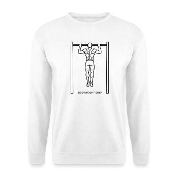 Calisthenics Körpergewicht Training Fitness Kraft  - Unisex Pullover - Weiß - Vorne