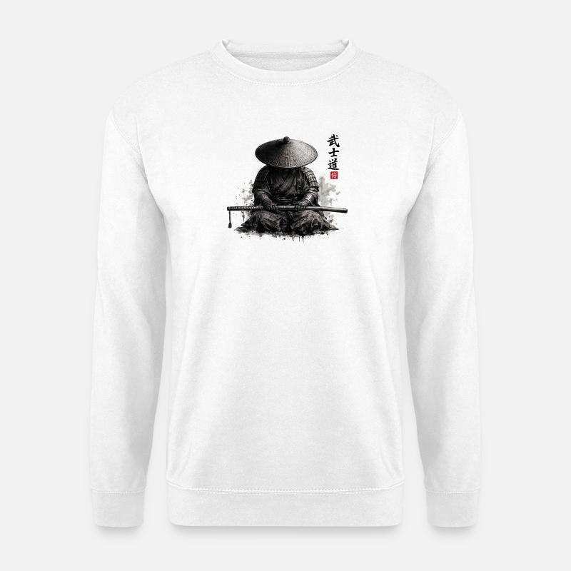 Samurai - Unisex Pullover - Weiß