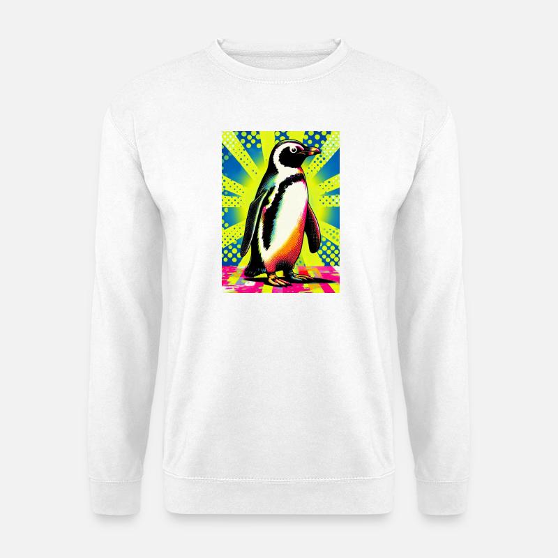 penguin - Unisex Sweatshirt - white