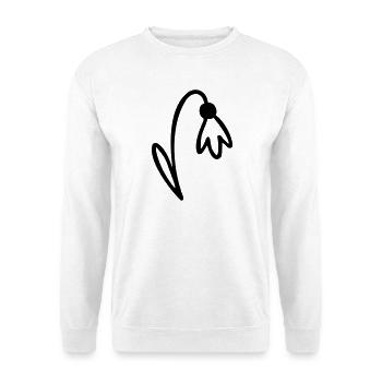 Flower - Unisex Sweatshirt - white - Front