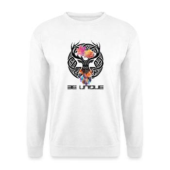 Hibiscus Tropical Spirit Kaleidoscope - Unisex Sweatshirt - white - Front