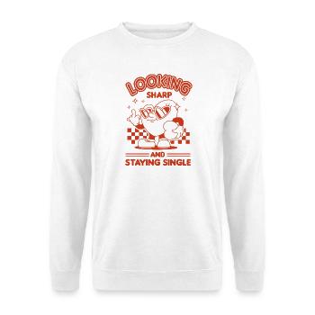 Staying Single - Unisex Sweatshirt - white - Front