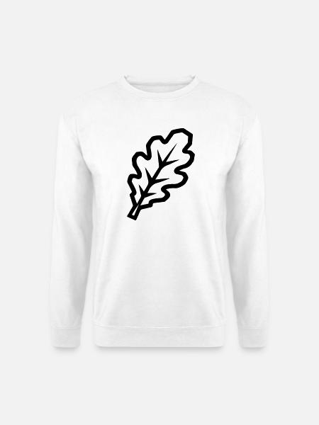 Eichenblatt - Unisex Pullover - Weiß