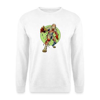 Mumie - Unisex Pullover - Weiß - Vorne - Alina (178cm) & Michal (187cm)
