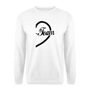 Dream Team-half Heart - Unisex Sweatshirt - white - Front