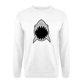 Requins - Sweat-shirt Unisexe - blanc - Devant