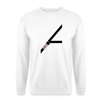 La ceinture de sécurité - Sweat-shirt Unisexe - blanc - Devant