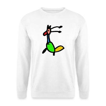 bird of paradise - Unisex Sweatshirt - white - Front