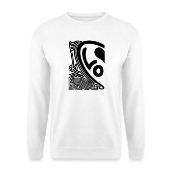 halbes herz love patystyle part1 - Unisex Pullover - Weiß - Vorne