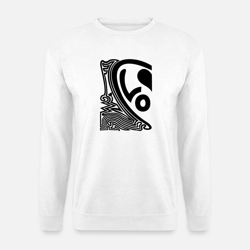 halbes herz love patystyle part1 - Unisex Pullover - Weiß