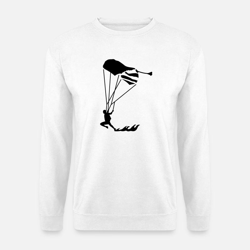 swoop_1 - Unisex Sweatshirt - white