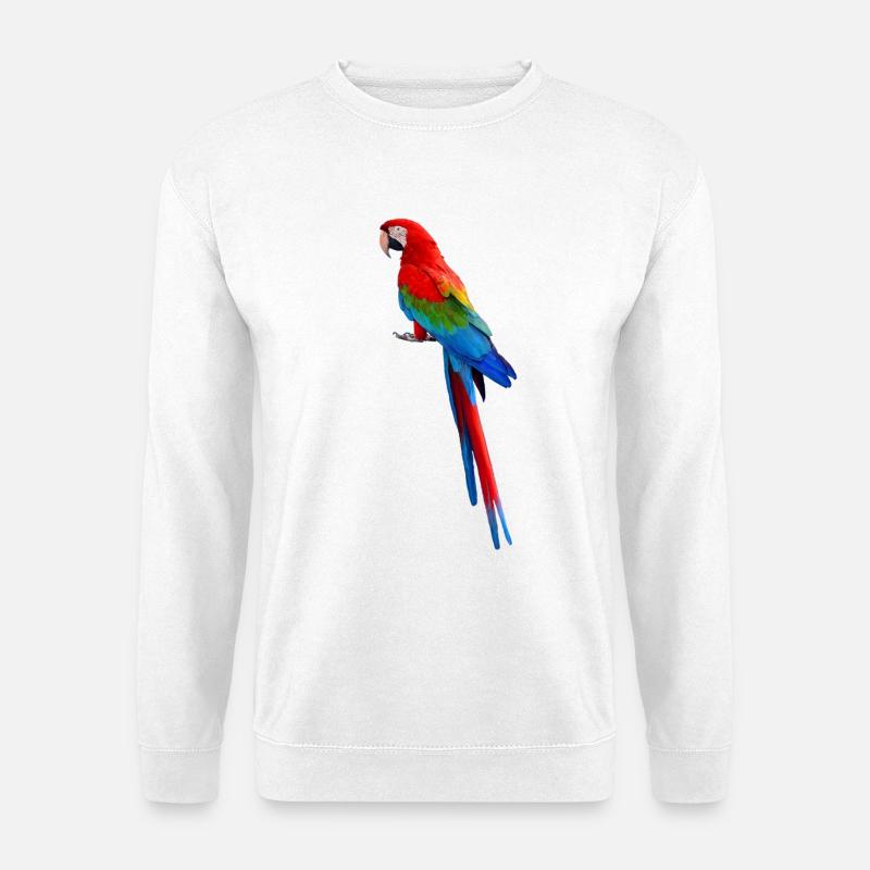 Papagei - Unisex Pullover - Weiß