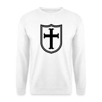 Templier - Sweat-shirt Unisexe - blanc - Devant