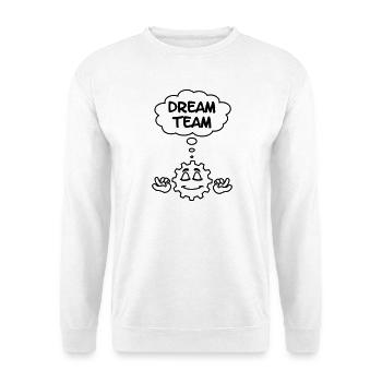 Dream team - Unisex Sweatshirt - white - Front