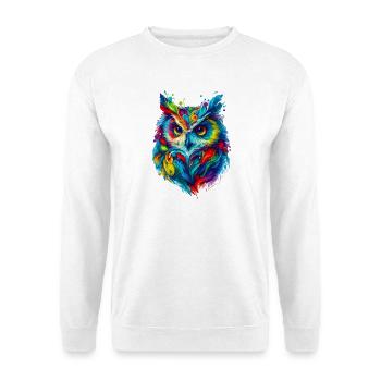 Hibou - Sweat-shirt Unisexe - blanc - Devant