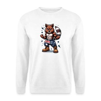 Quokka Australien Kämpfer Design - Unisex Pullover - Weiß - Vorne